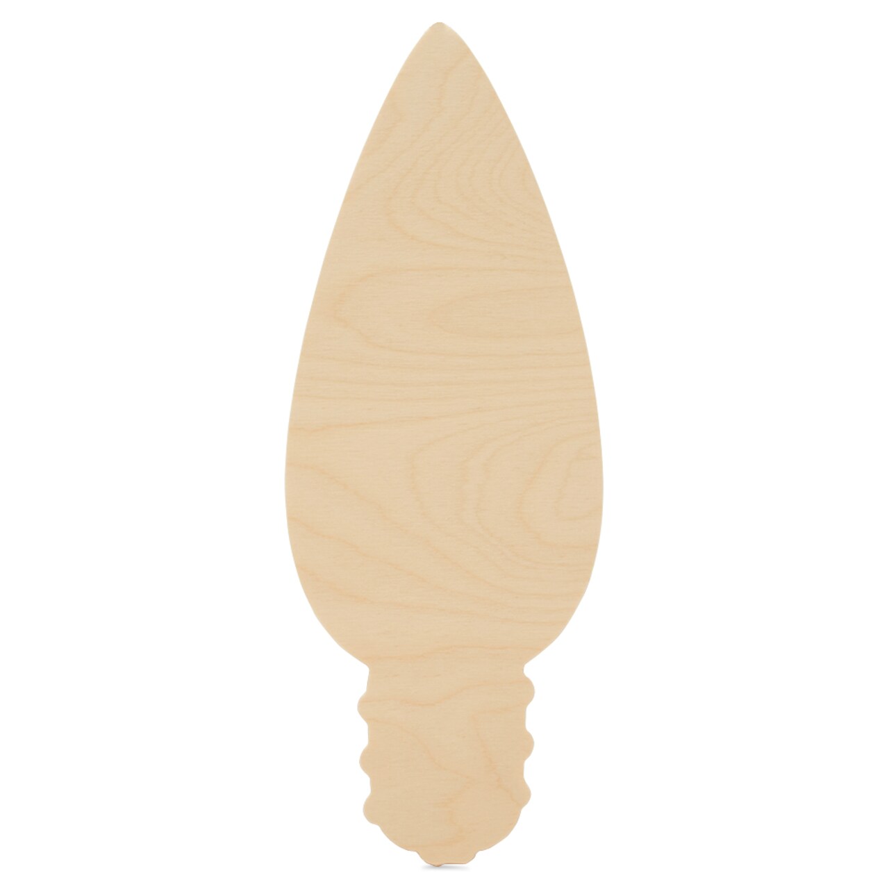 Wood Lightbulb Cutout Ornaments, Multiple Sizes Available, DIY Christmas Tree Decor/Craft | Woodpeckers